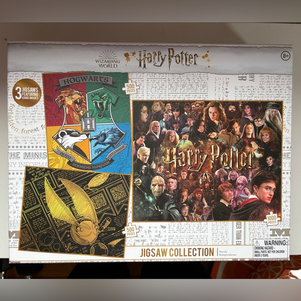 Harry Potter Jigsaw 3-Puzzle Collection